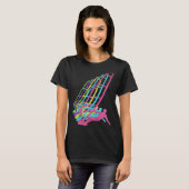 Surfer Windsurfing 80s Colors 1980s T-Shirt (Vorne ganz)