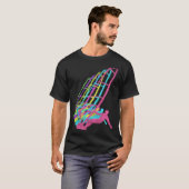 Surfer Windsurfing 80s Colors 1980s T-Shirt (Vorne ganz)