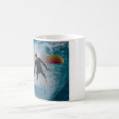 Surfer-Wipeout bei The Wedge - Tasse (VorderseiteRechts)
