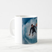 Surfer-Wipeout bei The Wedge - Tasse (Vorderseite Links)