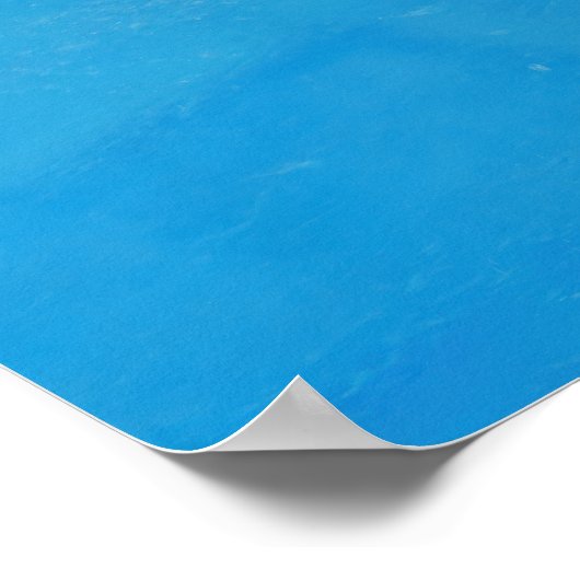 Surfer-Wipeout-Poster Poster (Ecke)