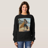 Surfer Wolf Sweatshirt (Vorne ganz)