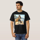 Surfer Wolf T-Shirt (Vorne ganz)