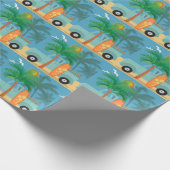 Surfer Wrapping Paper Geschenkpapier (Ecke)