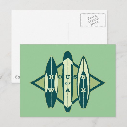 Surferhaus Postkarte (Vorne/Hinten)