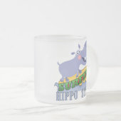 SurferHippopotamus Mattglastasse (VorderseiteRechts)
