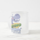 SurferHippopotamus Mattglastasse (Vorderseite Links)