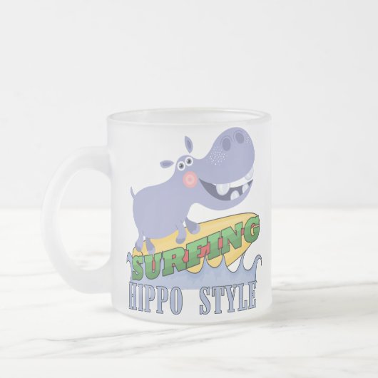 SurferHippopotamus Mattglastasse (Links)