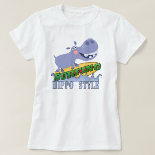 SurferHippopotamus T-Shirt