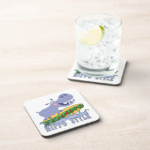 SurferHippopotamus Untersetzer (Rechte Seite)