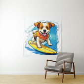 Surferhund Wandteppich (Beispiel)