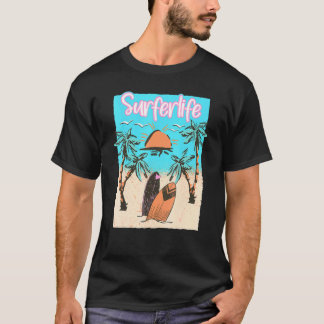 Surferlife Surfen Strand Surfer Vintage Surfen T-Shirt