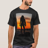 Surfermädchen T-Shirt (Vorderseite)