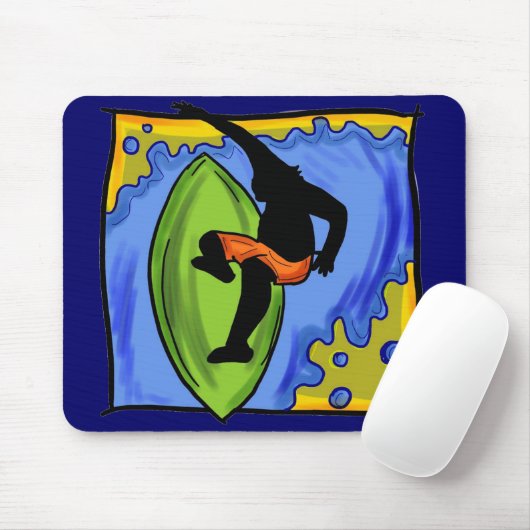 Surfermousepad Mousepad (Mit Mouse)