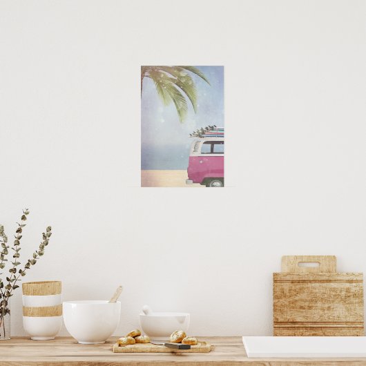 Surferparadies Poster (Küche)