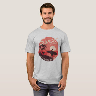 Surferparadies Sonnenuntergang T-Shirt