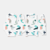 Surfers and Palm Trees Pattern Geschenkschachtel (Ungefaltet)