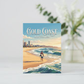 Surfers Paradise Australien Postkarte (Stehend Vorderseite)