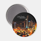 Surfers Paradise Gold Coast Australia City Lights Magnet (Vorderseite/Rückseite)