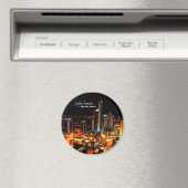 Surfers Paradise Gold Coast Australia City Lights Magnet (In Situ (Geschirrspüler))