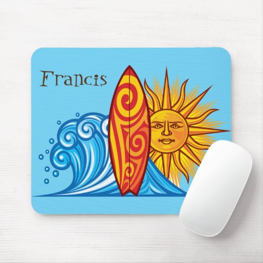 Surfertraum Mousepad (Mit Mouse)