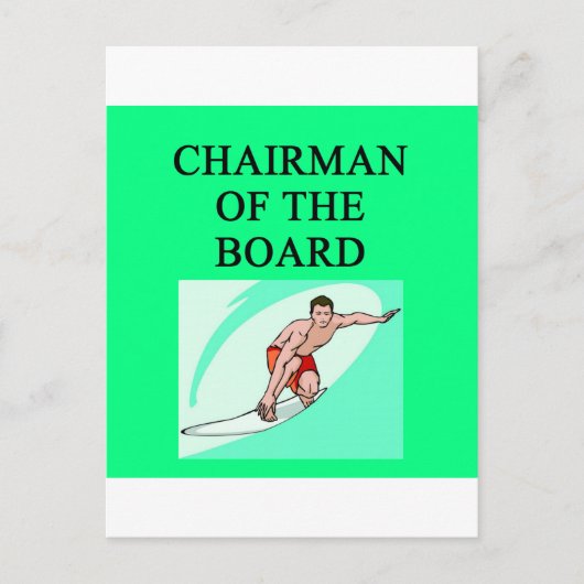 Surferwitz Postkarte (Vorderseite)