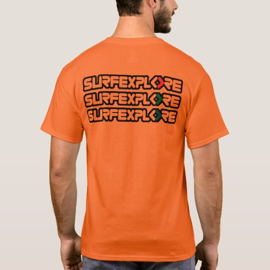 surfEXPLORE + Bella Leinwand Bio Baumwolle T-Shirt (Rückseite)