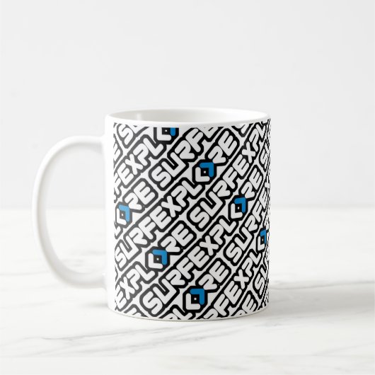 surfEXPLORE Logo Coffee Mug Kaffeetasse (Links)