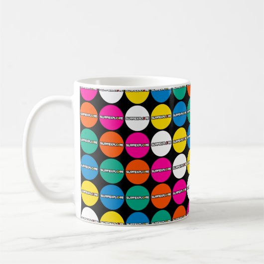 surfEXPLORE Logo Kaffeetasse (Links)