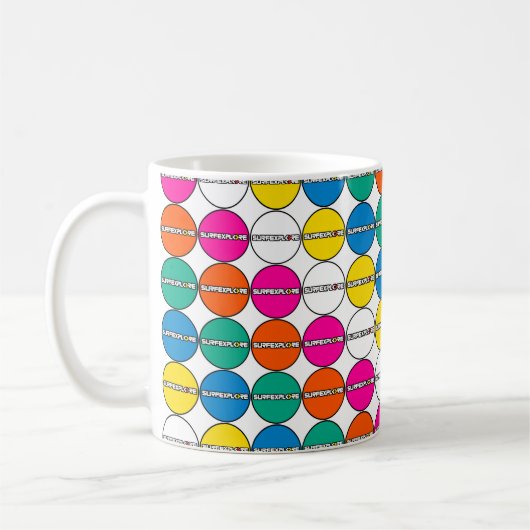 surfEXPLORE Logo Kaffeetasse (Links)