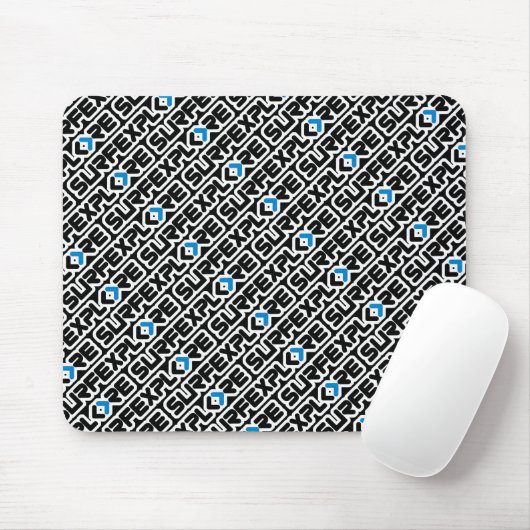 surfEXPLORE Logo-Mauspad Mousepad (Mit Mouse)