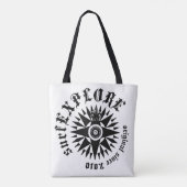 surfEXPLORE Logo-Schultertasche Tasche (Rückseite)