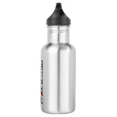 surfEXPLORE Wasserflasche, Edelstahl Edelstahlflasche (Rechts)