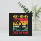 Surffahrer fangen die Wellen (Stehend Vorderseite)