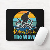 Surffahrer fangen die Wellen Mousepad (Mit Mouse)