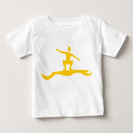 Surffigur: Amber Baby T-shirt (Vorderseite)