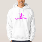 Surffigur: Magenta Hoodie (Vorderseite)
