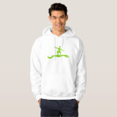 Surffigur: Martian Green Hoodie (Vorne ganz)