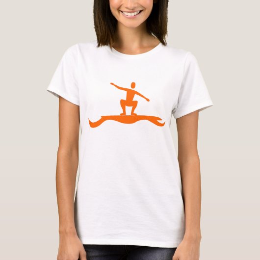 Surffigur: Orange T-Shirt (Vorderseite)