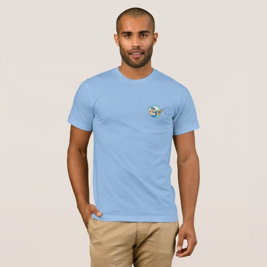 SURFFISCHEN VON BLUEDOG T-Shirt (Vorne ganz)