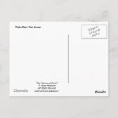 Surffischerei in der Abenddämmerung 6 Postkarte (Rückseite)