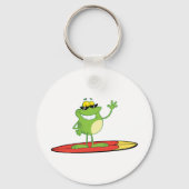 Surffrog mit Sonnenbrille Schlüsselanhänger (Rückseite)