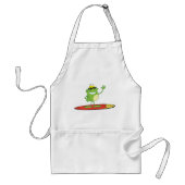 Surffrog mit Sonnenbrille Schürze (Vorne)