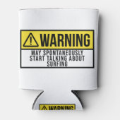 Surfgeschenk - Surfer Lover Dosenkühler (Vorderseite)