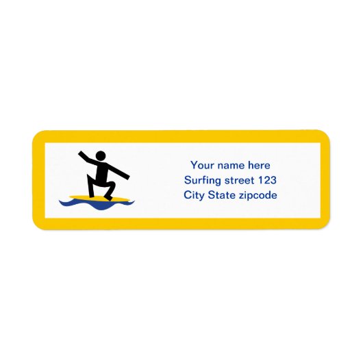 Surfgeschenke, surfen auf seinem Surfbrett nach Ma (Vorne)