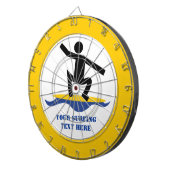 Surfgeschenke, surfen auf seinem Surfbrett nach Ma Dartscheibe (Vorderseite rechts)