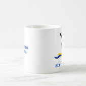 Surfgeschenke, surfen auf seinem Surfbrett nach Ma Kaffeetasse (Mittel)