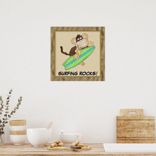 Surfgesteine! Poster (Küche)