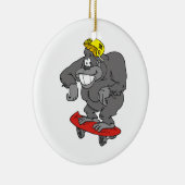 Surfgorilla Keramikornament (Rechts)