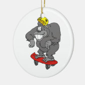 Surfgorilla Keramikornament (Links)